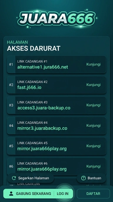 Tampilan link alternatif juara666